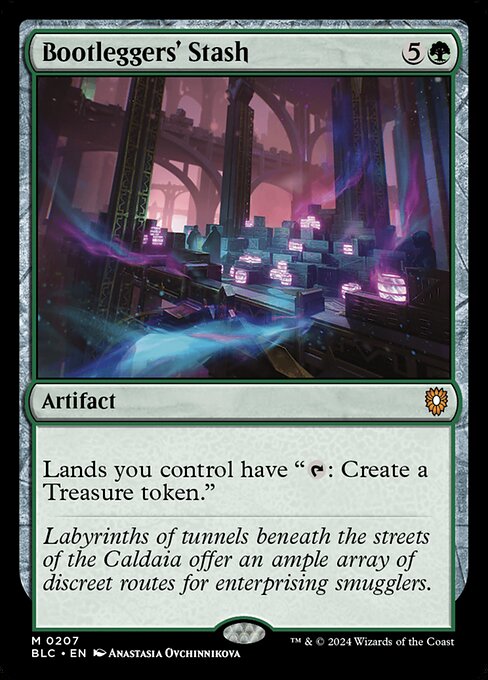 Lands you control have "{T}: Create a Treasure token."