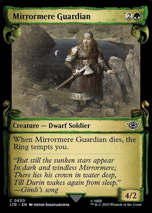 When Mirrormere Guardian dies, the Ring tempts you.