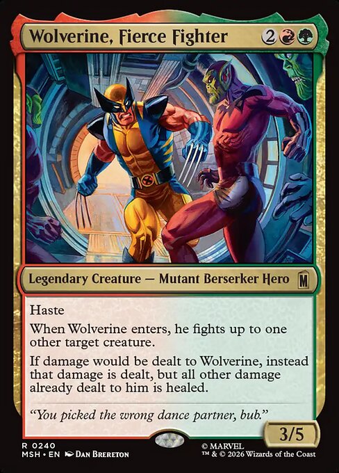 Wolverine, Fierce Fighter