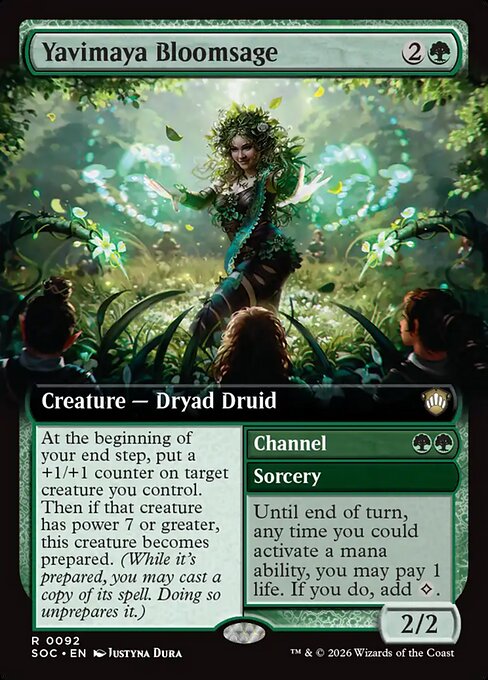 Yavimaya Bloomsage // Channel (Foil)