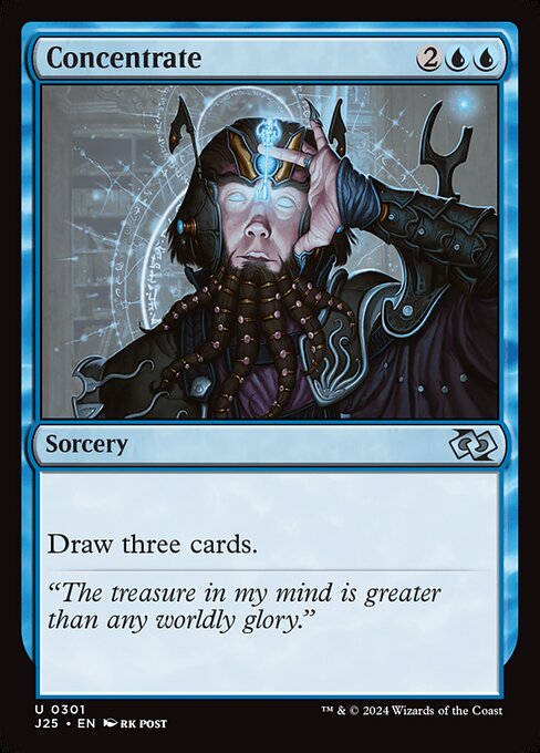 Draw three cards.