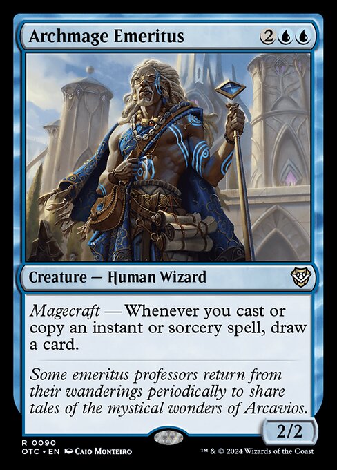 Magecraft — Whenever you cast or copy an instant or sorcery spell, draw a card.