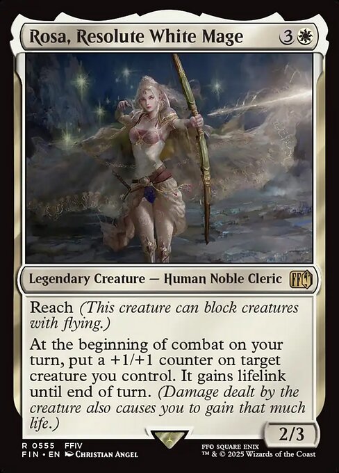 Rosa, Resolute White Mage (Foil)