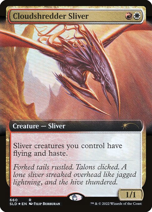 Sliver creatures you control have flying and haste.