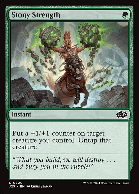 Put a +1/+1 counter on target creature you control. Untap that creature.