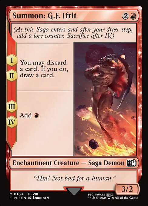 Summon: G.F. Ifrit (Foil)