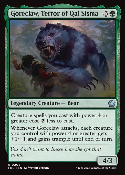 Goreclaw, Terror of Qal Sisma (Foil)