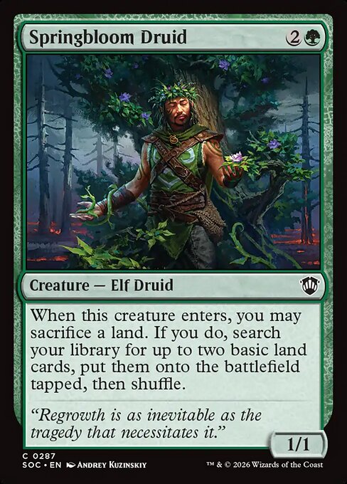 Springbloom Druid (Foil)
