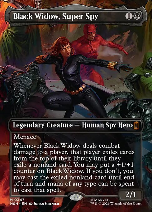 Black Widow, Super Spy (Foil)