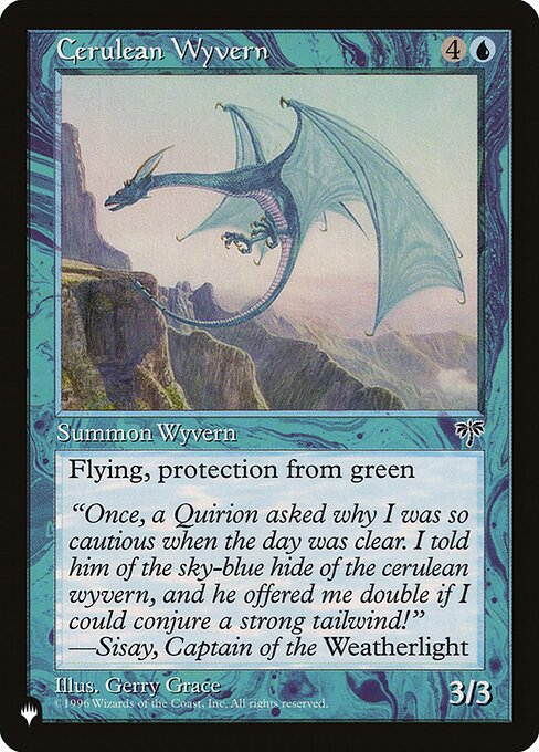 Flying, protection from green