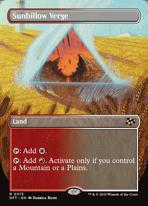{T}: Add {W}.
{T}: Add {R}. Activate only if you control a Mountain or a Plains.