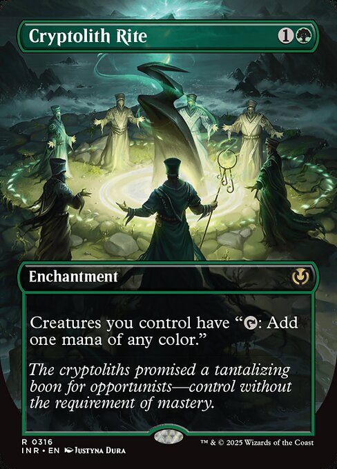 Creatures you control have "{T}: Add one mana of any color."