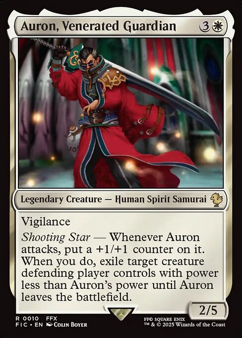 Auron, Venerated Guardian (Foil)