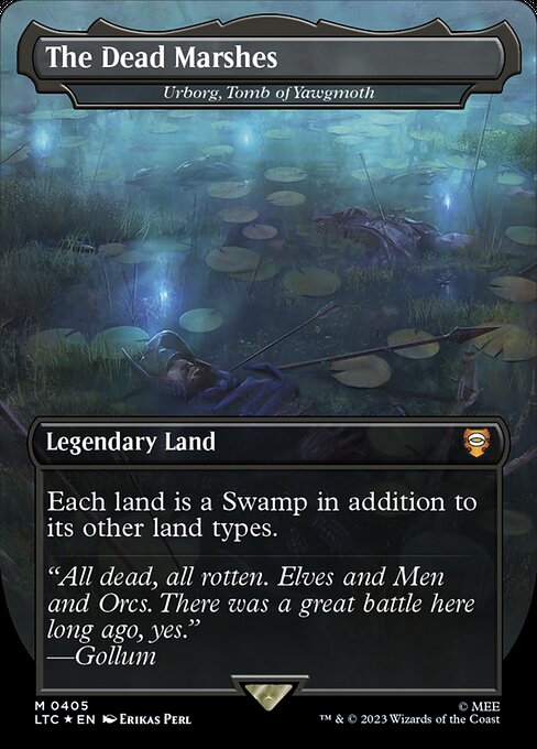 Each land is a Swamp in addition to its other land types.