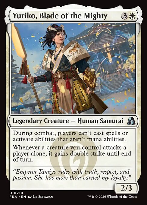 Yuriko, Blade of the Mighty (Foil)