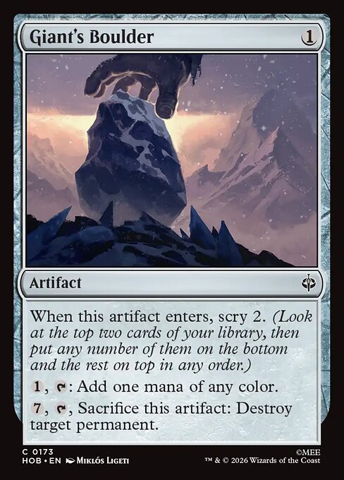 Giant's Boulder (Foil)