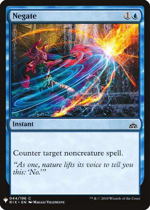 Counter target noncreature spell.