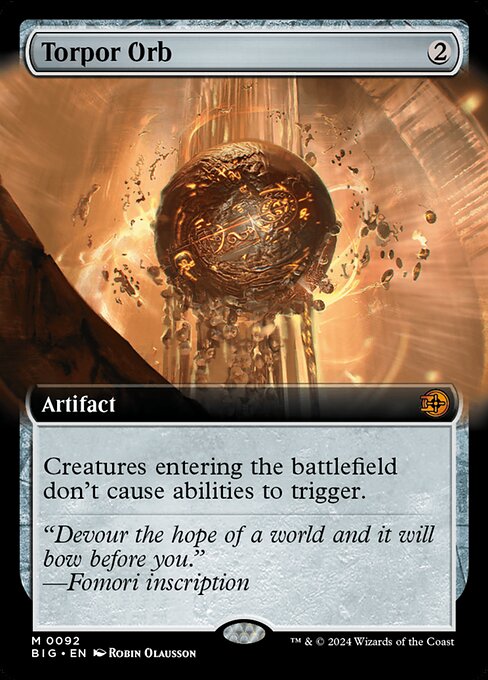Creatures entering the battlefield don't cause abilities to trigger.