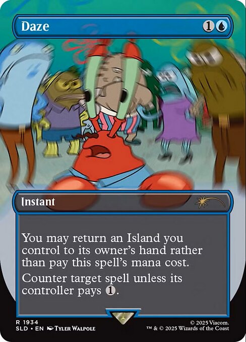You may return an Island you control to its owner's hand rather than pay this spell's mana cost.
Counter target spell unless its controller pays {1}.