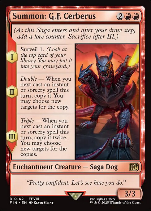 Summon: G.F. Cerberus (Foil)