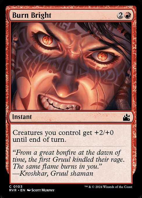 Creatures you control get +2/+0 until end of turn.