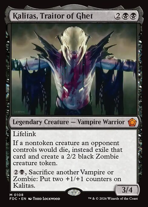 Kalitas, Traitor of Ghet (Foil)