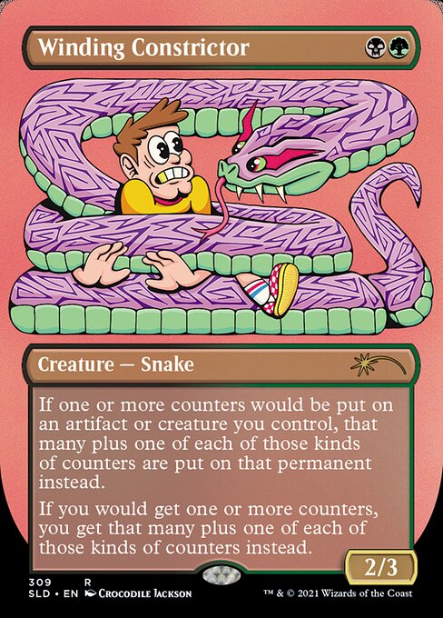 If one or more counters would be put on an artifact or creature you control, that many plus one of each of those kinds of counters are put on that permanent instead.
If you would get one or more counters, you get that many plus one of each of those kinds of counters instead.