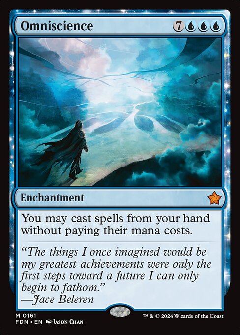 You may cast spells from your hand without paying their mana costs.