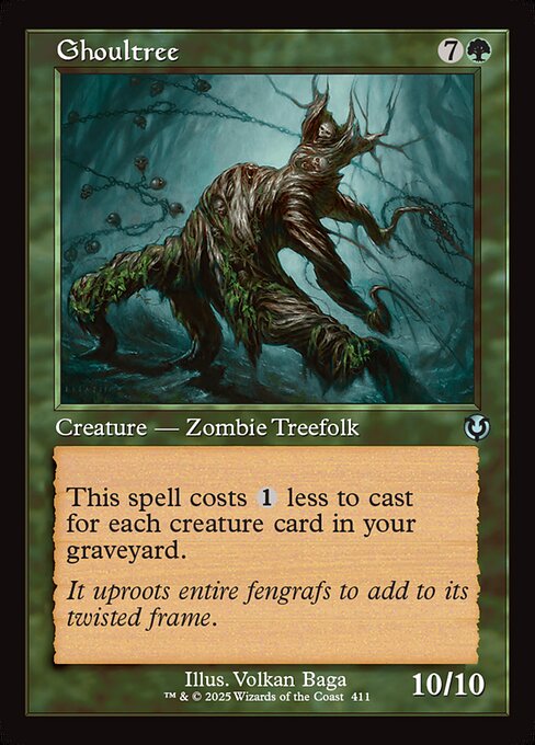 This spell costs {1} less to cast for each creature card in your graveyard.