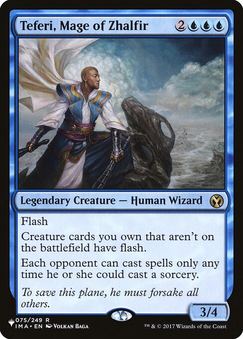 Flash
Creature cards you own that aren't on the battlefield have flash.
Each opponent can cast spells only any time they could cast a sorcery.