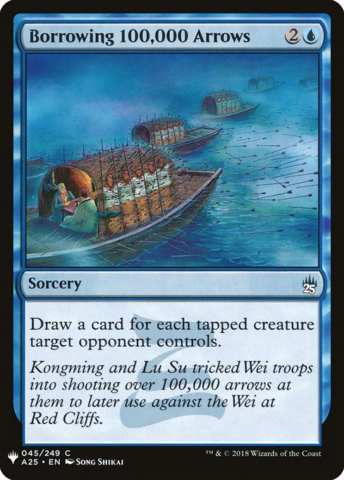 Draw a card for each tapped creature target opponent controls.