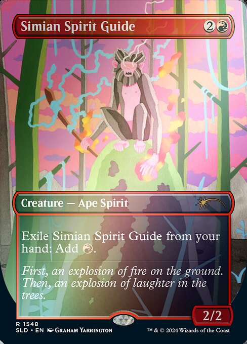 Exile Simian Spirit Guide from your hand: Add {R}.
