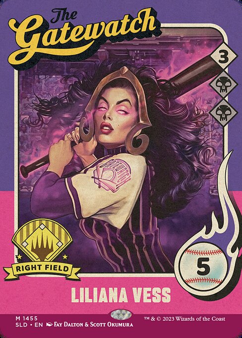 +1: Target player discards a card.
−2: Search your library for a card, then shuffle and put that card on top.
−8: Put all creature cards from all graveyards onto the battlefield under your control.   +1: Target player discards a card.
−2: Search your library for a card, then shuffle and put that card on top.
−8: Put all creature cards from all graveyards onto the battlefield under your control.