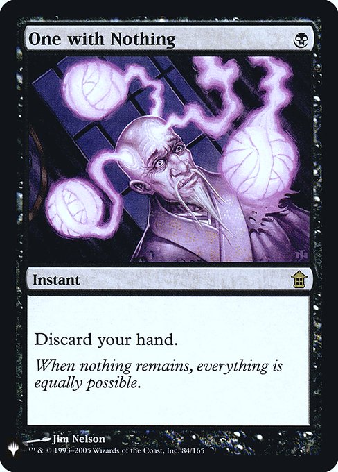 Discard your hand.