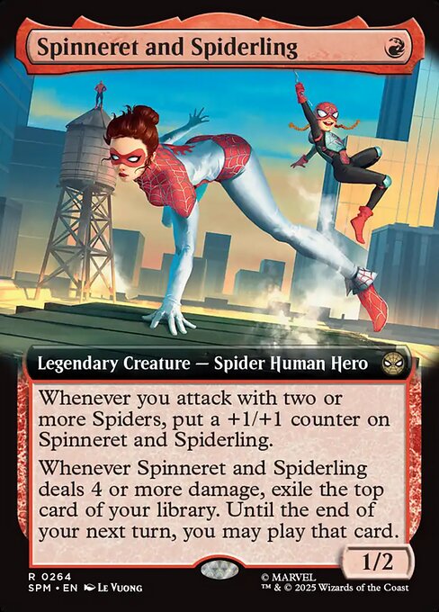 Spinneret and Spiderling (Foil)
