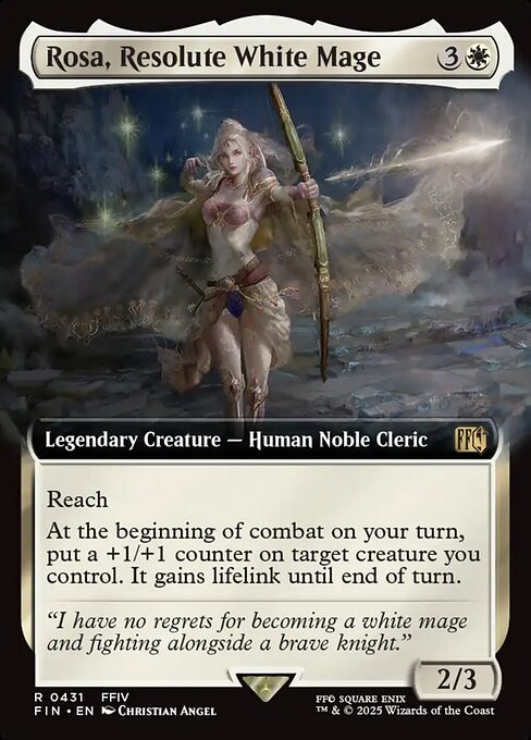 Rosa, Resolute White Mage (Foil)