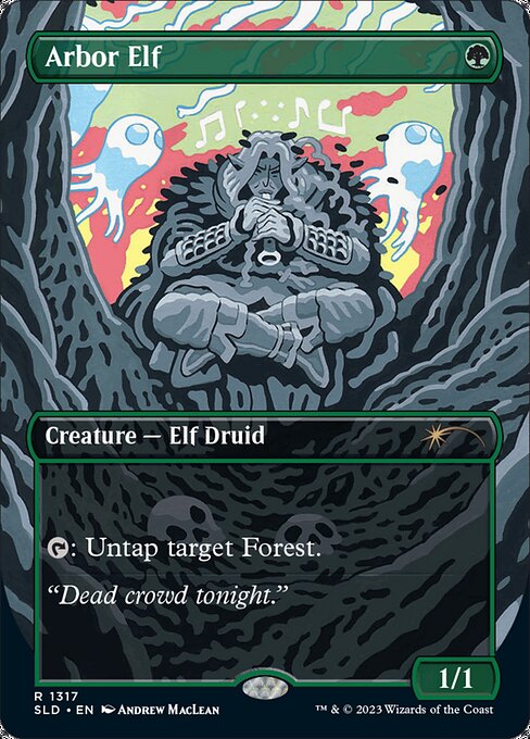 {T}: Untap target Forest.