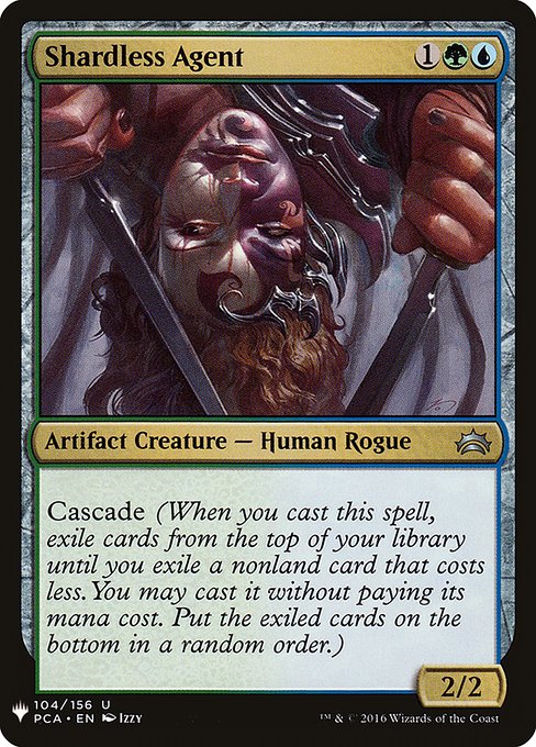 Cascade (When you cast this spell, exile cards from the top of your library until you exile a nonland card that costs less. You may cast it without paying its mana cost. Put the exiled cards on the bottom of your library in a random order.)