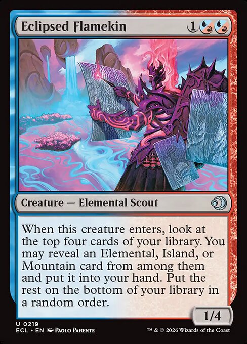 Eclipsed Flamekin (ES) (Foil)