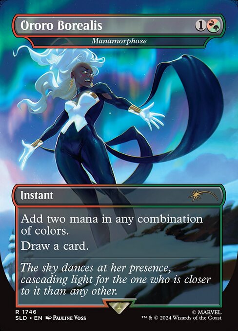 Add two mana in any combination of colors.
Draw a card.