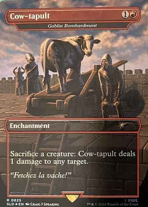 Sacrifice a creature: Goblin Bombardment deals 1 damage to any target.