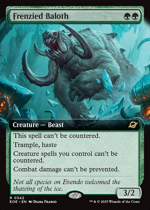 Frenzied Baloth (Foil)