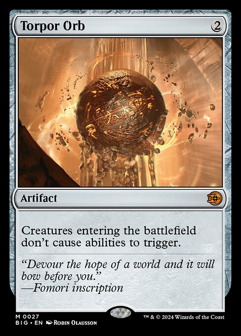 Creatures entering the battlefield don't cause abilities to trigger.