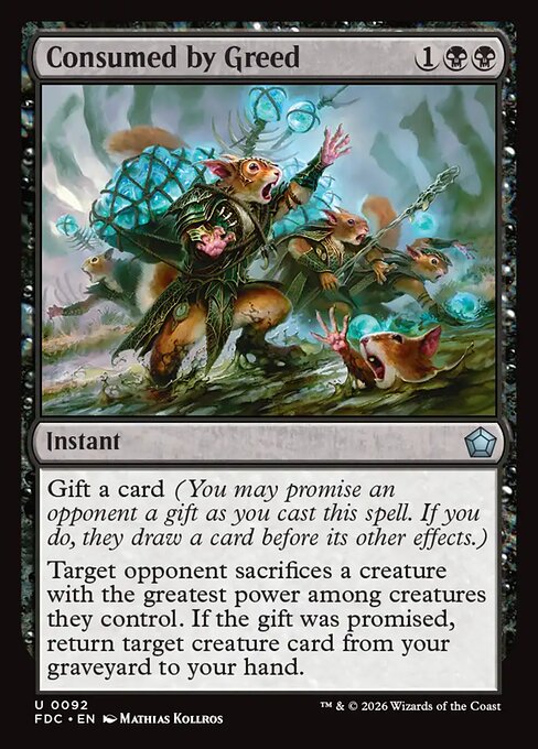 Consumed by Greed (Foil)