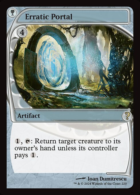 {1}, {T}: Return target creature to its owner's hand unless its controller pays {1}.