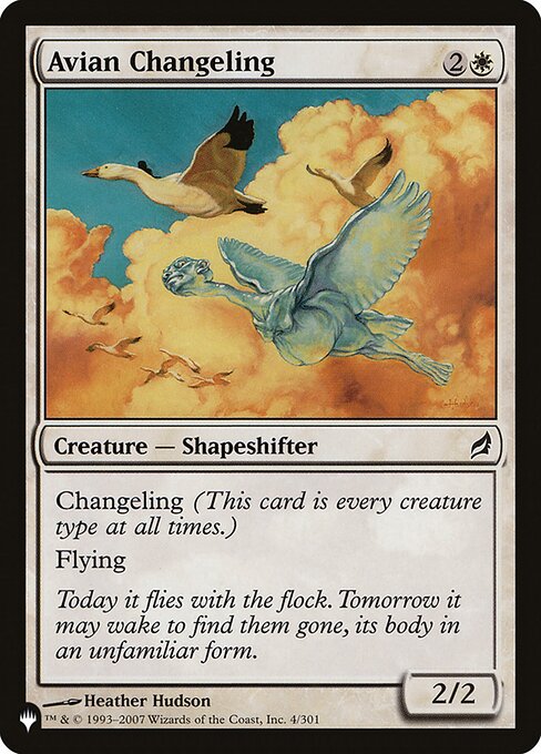 Changeling (This card is every creature type.)
Flying