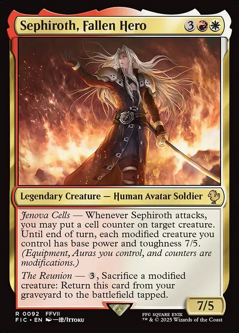 Sephiroth, Fallen Hero (Foil)