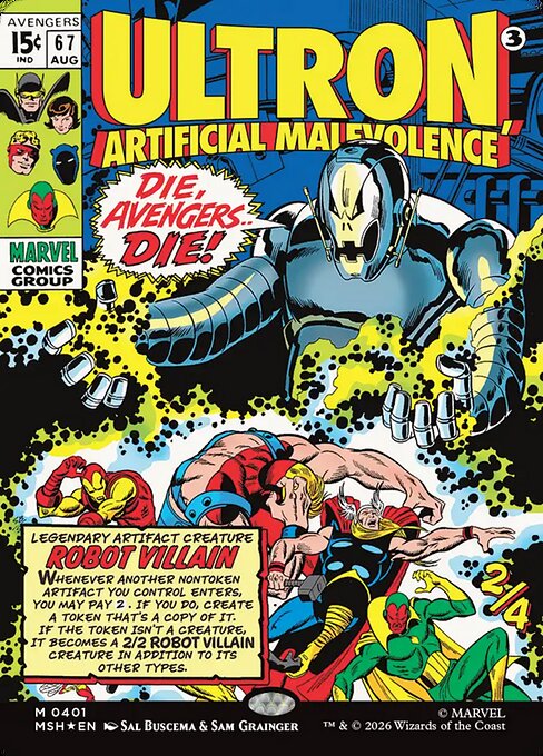Ultron, Artificial Malevolence (Foil)
