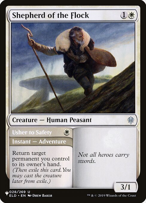    Return target permanent you control to its owner's hand. (Then exile this card. You may cast the creature later from exile.)