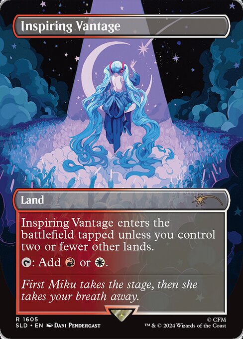 This land enters tapped unless you control two or fewer other lands.
{T}: Add {R} or {W}.